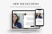 WIX Website Template for Coaches, a Wix Template by CreatedbyVision LLC (Thumbnail 2 of 10)