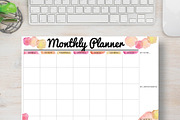 Yellow Planner: Letter Size, a Stationery Template by Stick with Sam (Thumbnail 1 of 2)