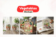 Cute Vegetable Clipart Bundle, a Decorative Illustration by Arslan (Thumbnail 6 of 9)