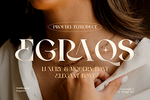 Egraqs - Luxury Serif Font, a Serif Font by QR Design Studio