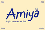 CS Amiya – Handwritten Font, a Handwritten Font by Craft Supply Co. (Thumbnail 1 of 8)