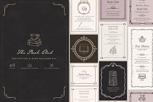 Book Club Stationery Creator Bundle