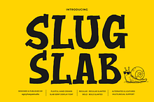 SlugSlab - Playful Slab Serif Family
