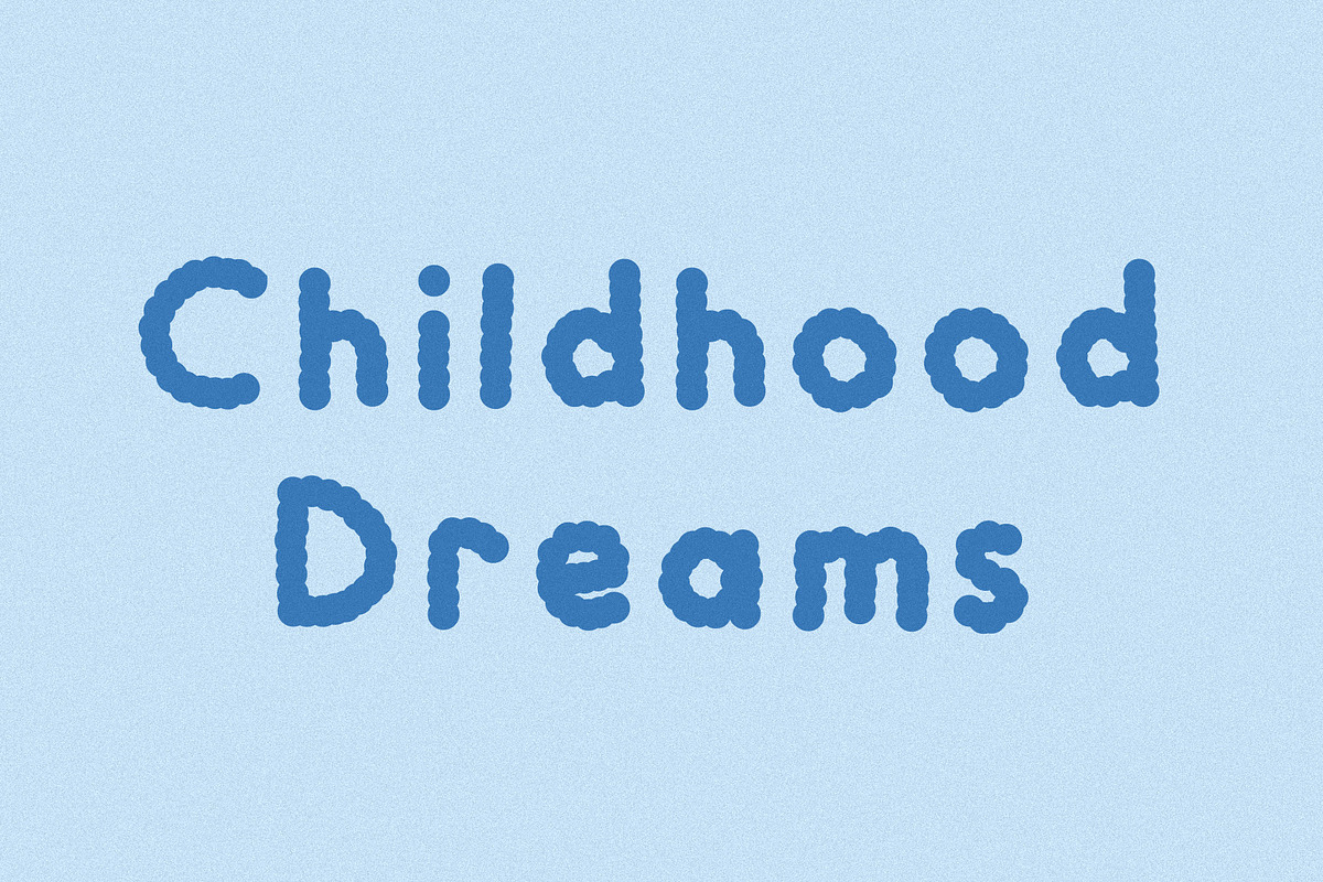 Fluffy - Cloud Typeface preview 6