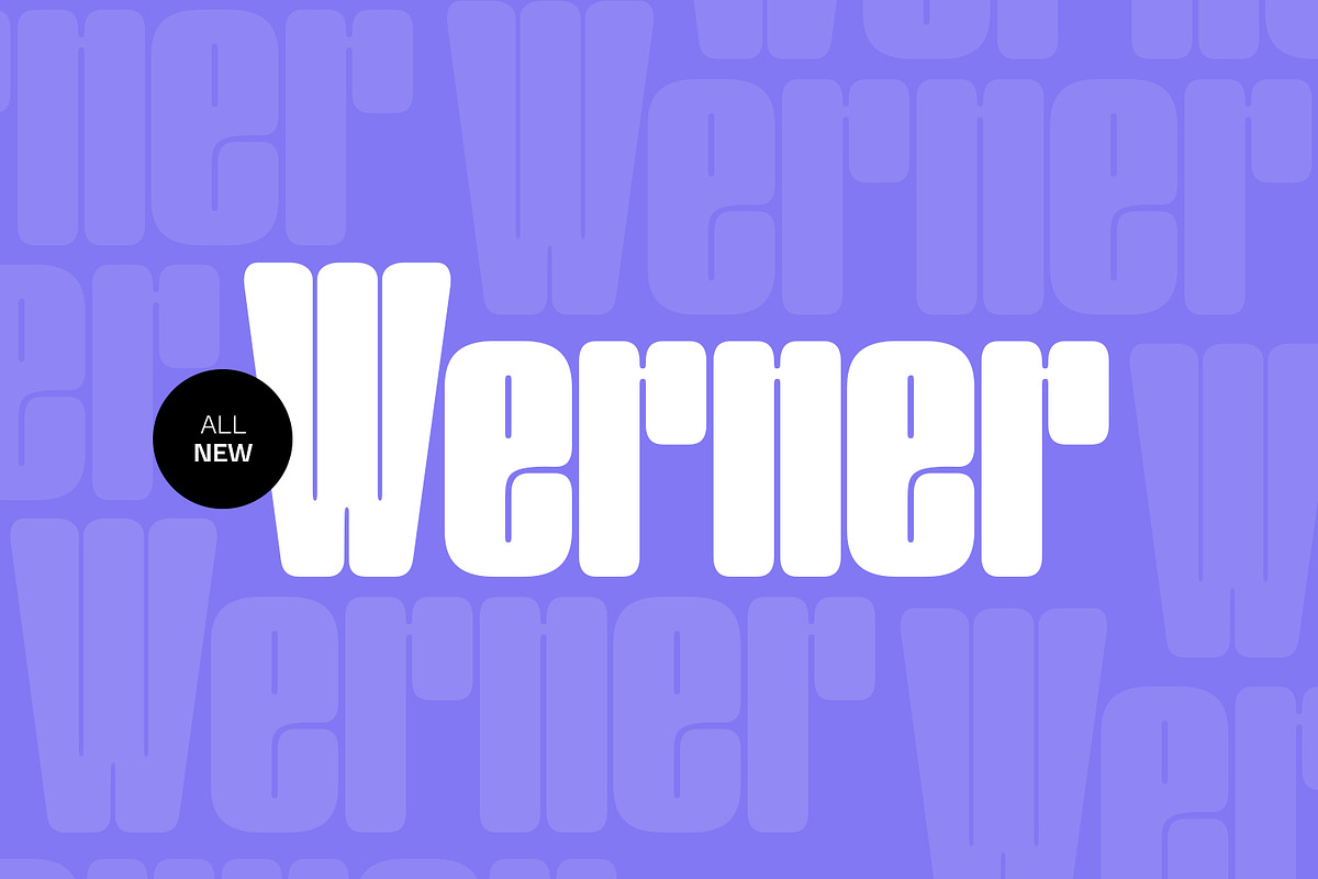 Werner Display, a Sans Serif Font by Foxtype (Photo 1 of 6)