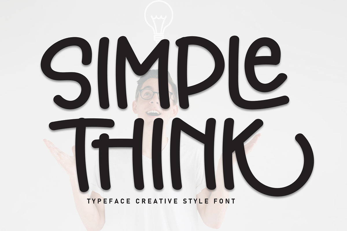Simple Think | Script Font, a Script Font by Scratchones (Photo 1 of 9)