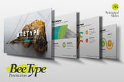 Bee-Type Corporate PowerPoint, a Presentation Template by WhiteGraphic (Thumbnail 1 of 28)