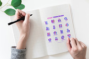 Stop Terrorism | 16 Thin Line Icons, an Outline Icon by Alex Blogoodf (Thumbnail 4 of 11)