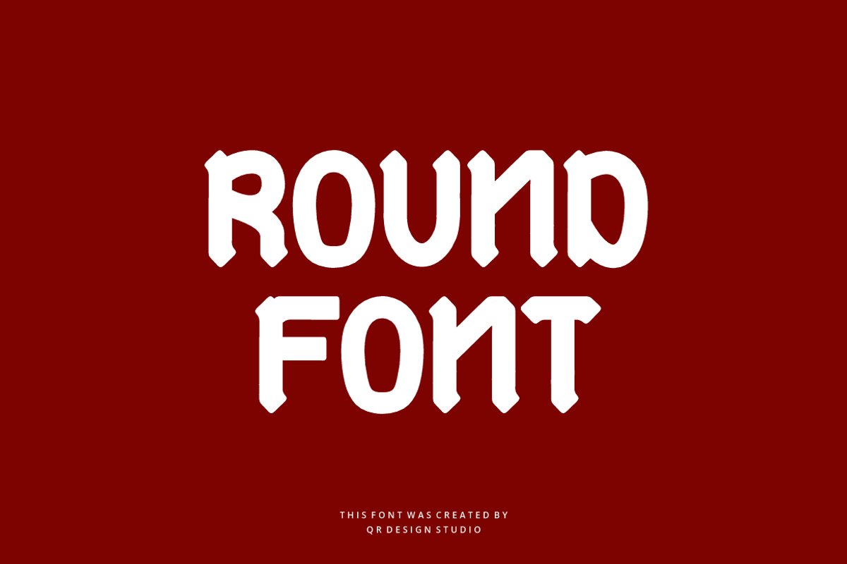 Jomsta - Rounded Font, a Sans Serif Font by QR Design Studio (Photo 2 of 7)