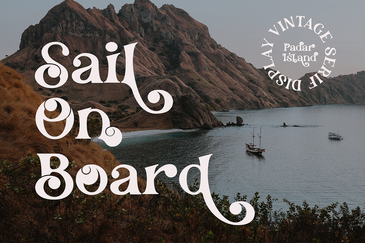 Padar Island - Display Serif Font, a Serif Font by erlosDESIGN (Photo 3 of 19)
