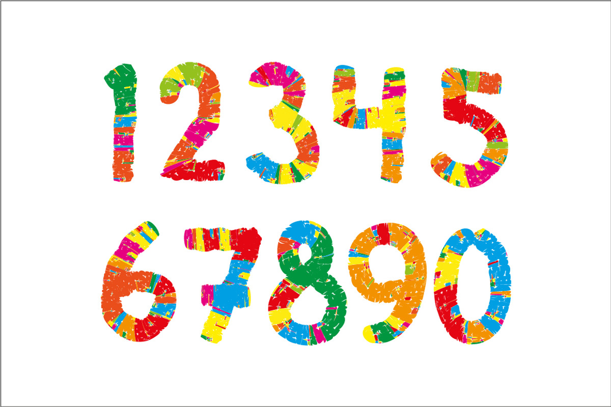 Grunge color alphabet, a Texture Illustration by Slavko Kahovsky (Photo 4 of 4)