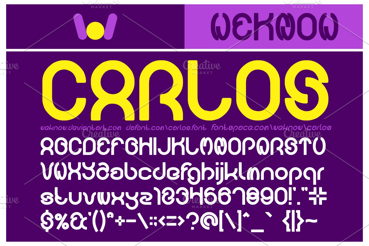 carlos font preview 7
