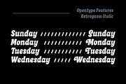 Retrogasm | Retro Groovy Typeface, a Script Font by Eaver Studio (Thumbnail 3 of 8)