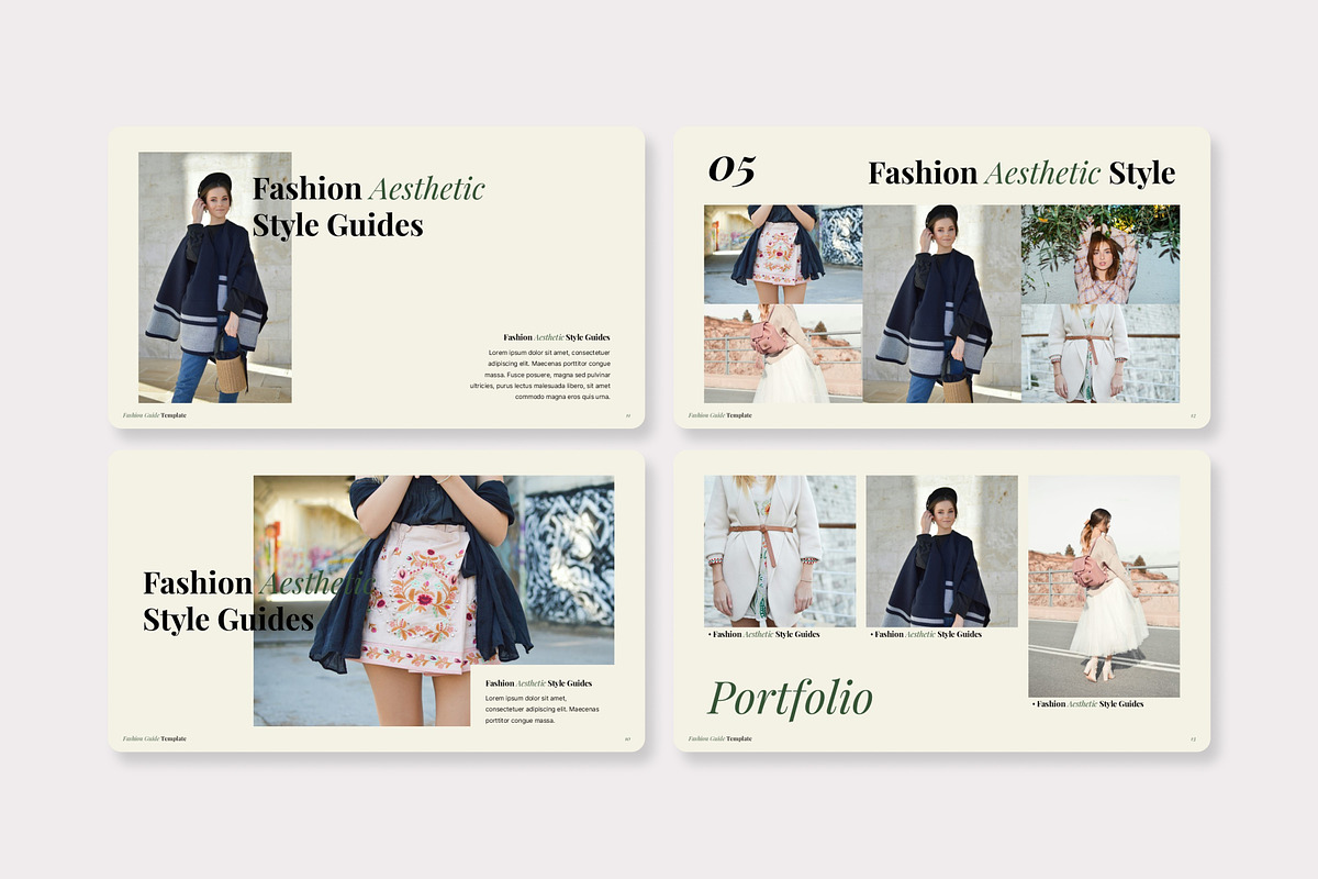 Aesthetic Fashion Guide PowerPoint, a Presentation Template by Premast (Photo 3 of 4)