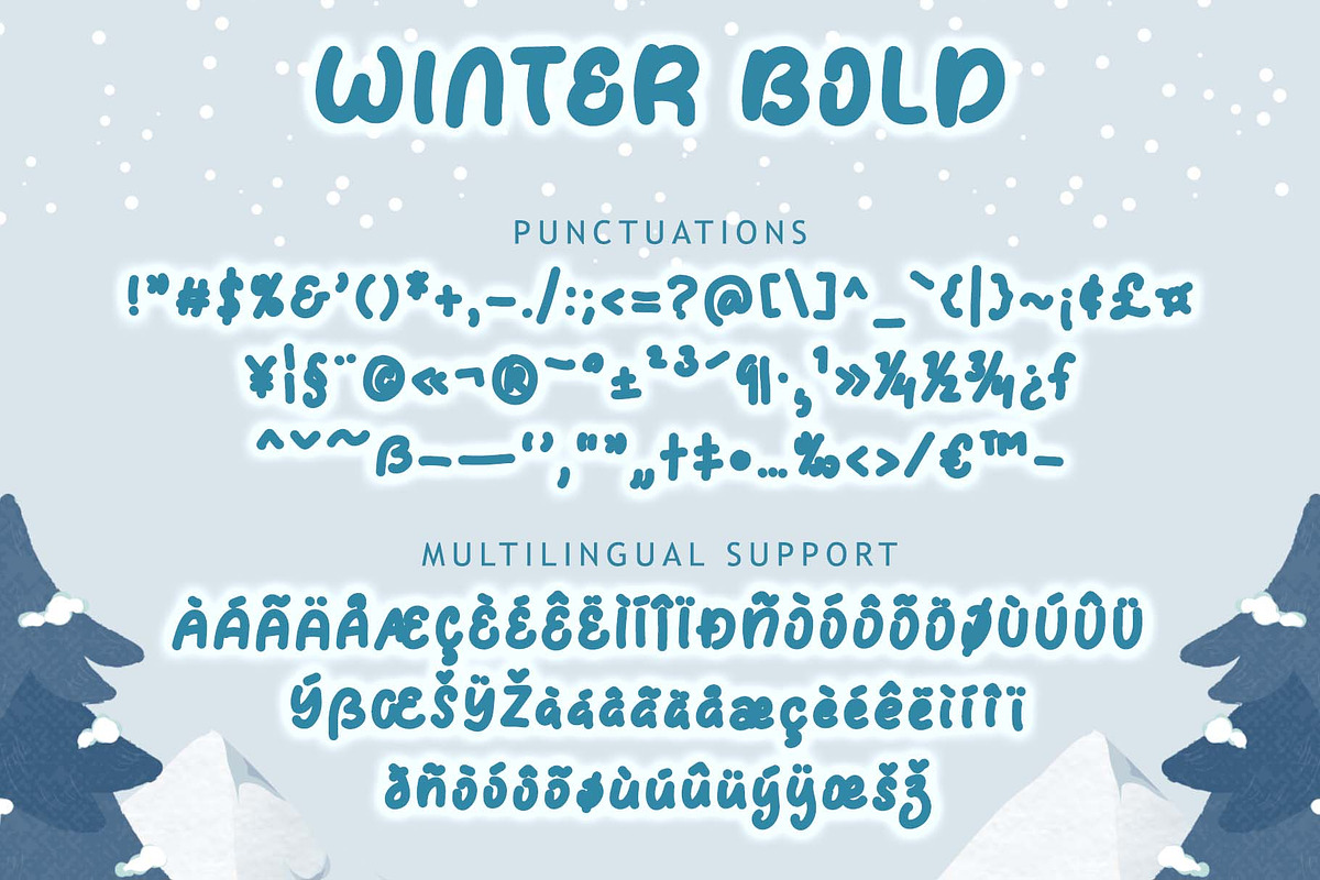 Winter Bold, a Handwritten Font by Yoga Letter (Photo 6 of 6)