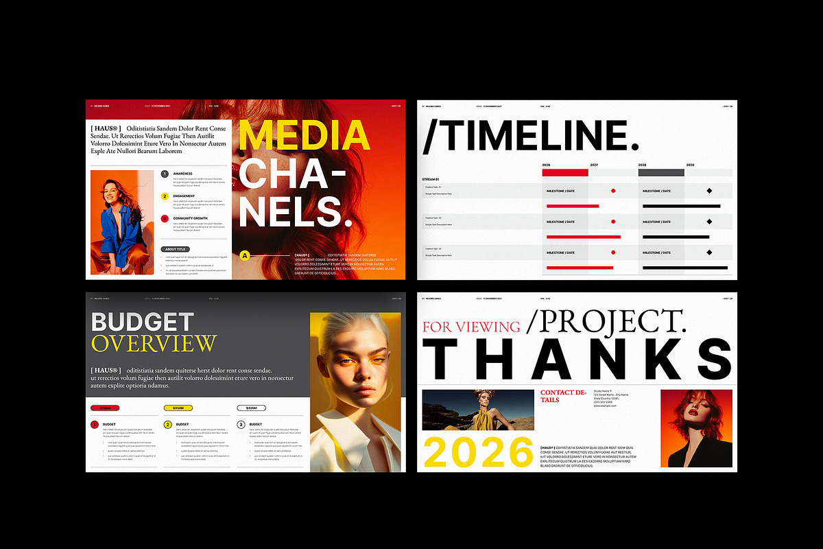 HAUS Creative Brief Template, a Presentation Template by TemplateFolio-Shop (Photo 7 of 10)