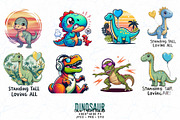 Cute Dinosaur SVG Design Bundle, an Illustration by Sofia's Fashion (Thumbnail 3 of 3)