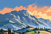 36 Italy-Themed Illustrations, a Background Graphic by h.utomo (Thumbnail 20 of 36)