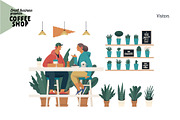 Coffee shop, Small business (vector), a Templates & Theme by Grivina's shop (Thumbnail 5 of 20)