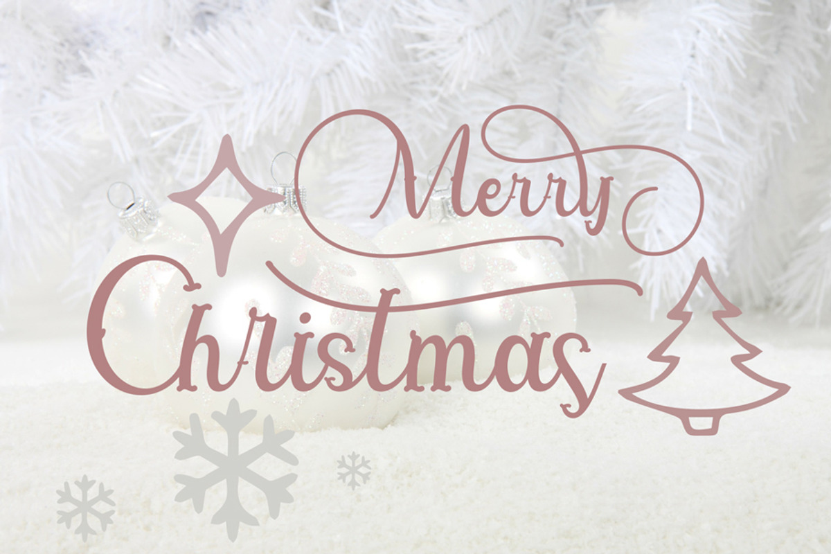 Chris Pine - A Christmas Typeface, a Script Font by Fontcastle (Photo 5 of 9)
