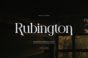 Rubington | Modern Display Serif, a Serif Font by gracetype_studio (Thumbnail 1 of 12)