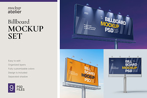 Billboard Mockup Set