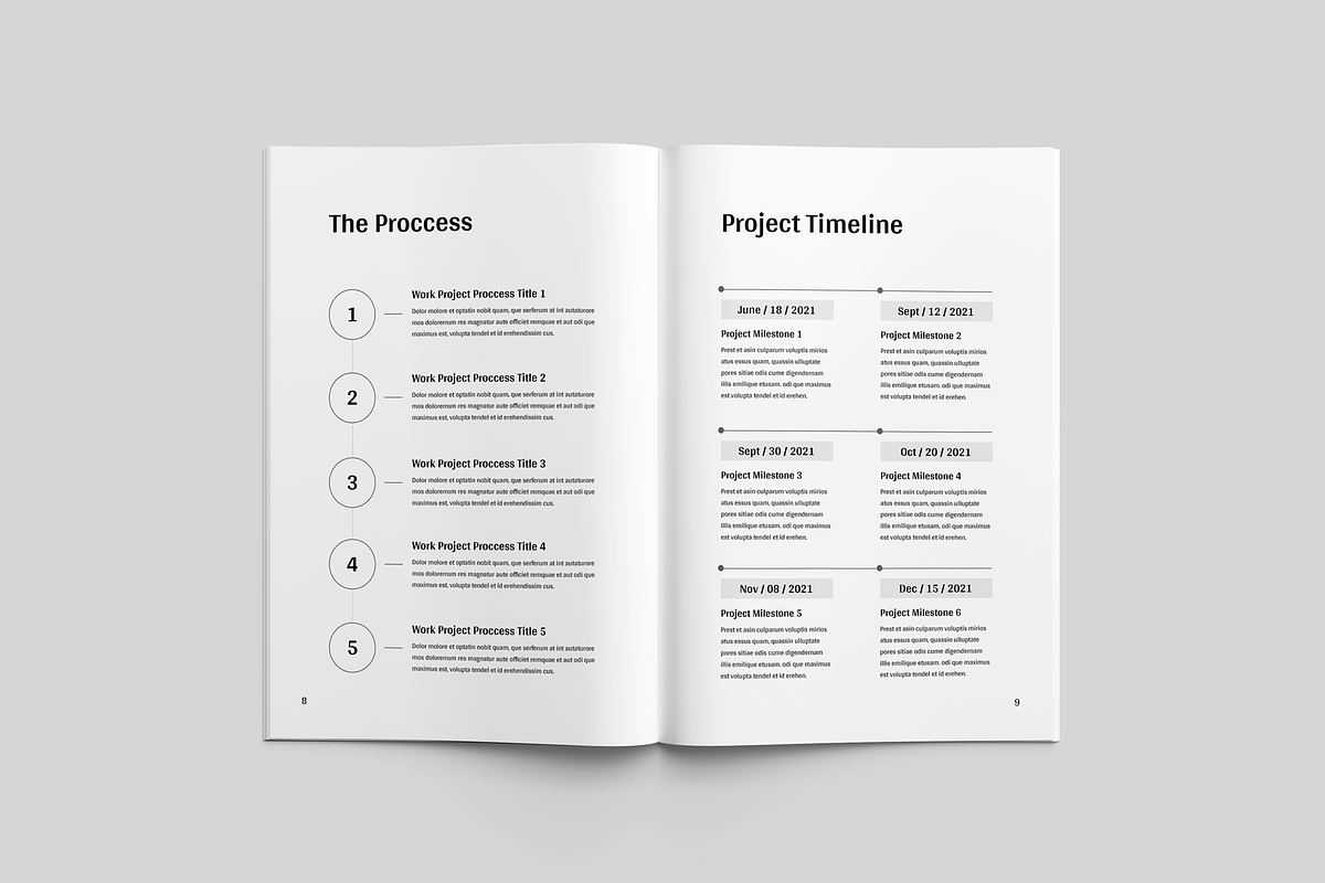 Client Welcome Packet | MS Word Indd, a Stationery Template by Leaflove (Photo 5 of 10)