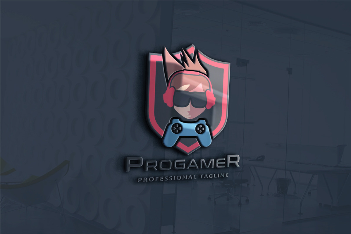 Professional Gamer Logo, a Branding & Logo Template by Design_Planet (Photo 2 of 4)