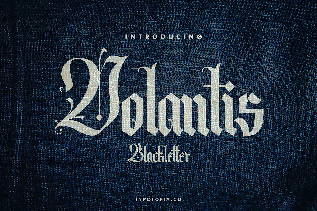 Volantis - Blackletter Fonts, a Blackletter Font by edukka (Photo 1 of 9)