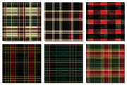 Christmas Plaid Digital Paper, a Pattern Graphic by Dream Creation (Thumbnail 3 of 7)