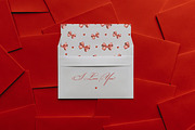 Red Bows Ribbon Watercolor Clipart, a Decorative Illustration by Ooh Lily (Thumbnail 12 of 16)