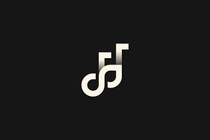 infinity music logo Design Vector