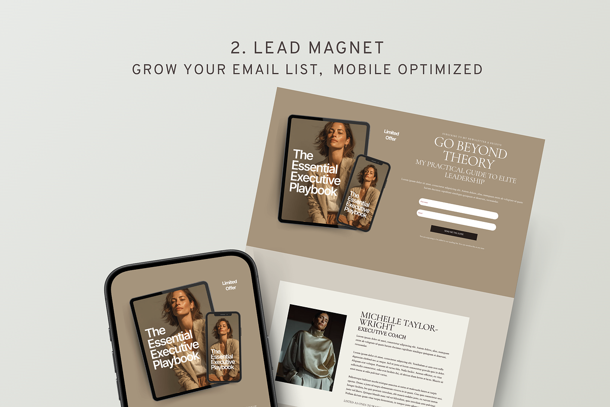 Systeme.io 6 Step Sales Funnel, an UI Kit Template by Alter Edit (Photo 4 of 11)