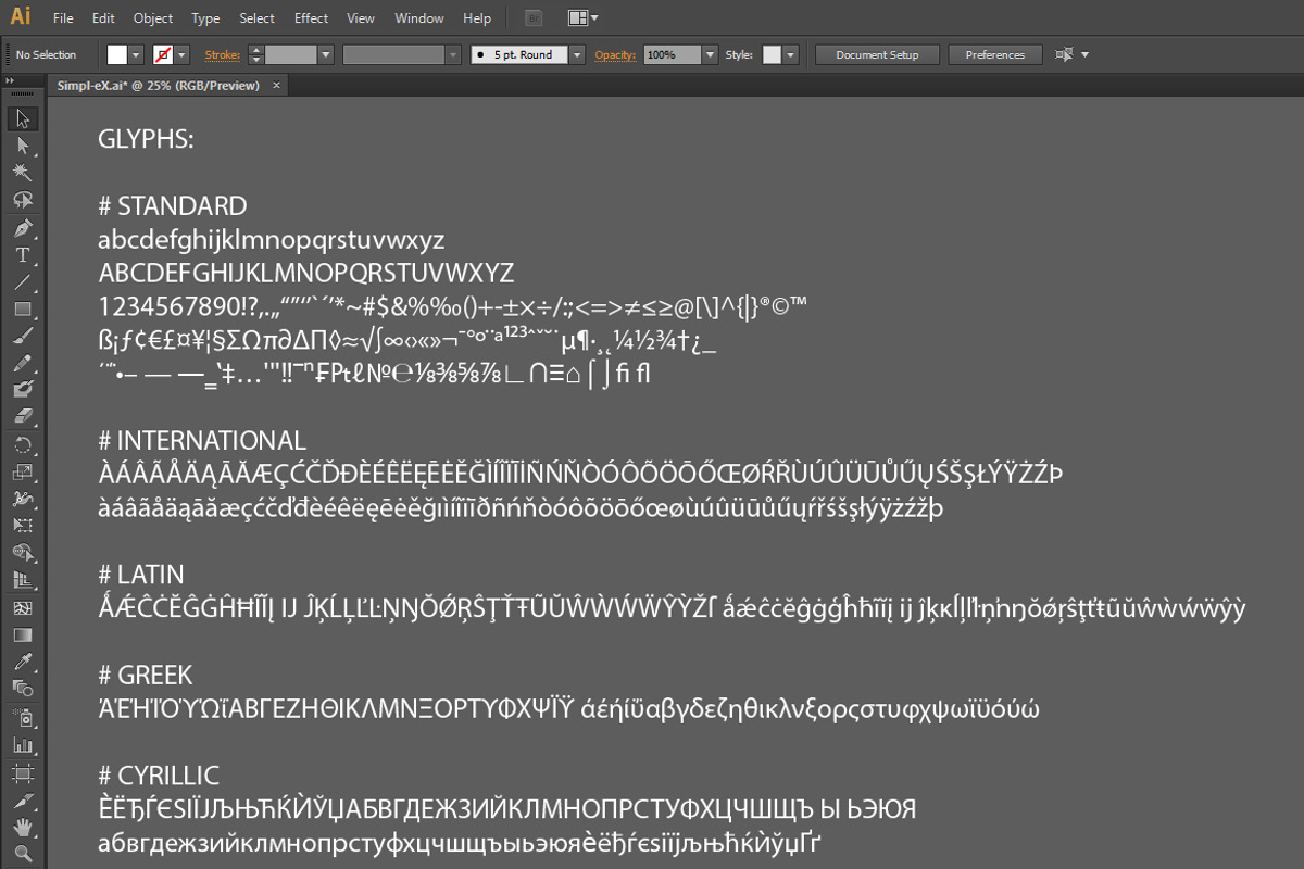 Simpl-eX [Sans Serif Font+Grid+TPL], a Sans Serif Font by 103cia (Photo 5 of 5)