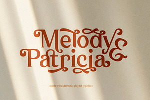 Klarinda Playful Serif Font