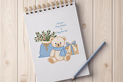 Blue Christmas, a Seasonal Illustration by Vasmila (Thumbnail 11 of 11)