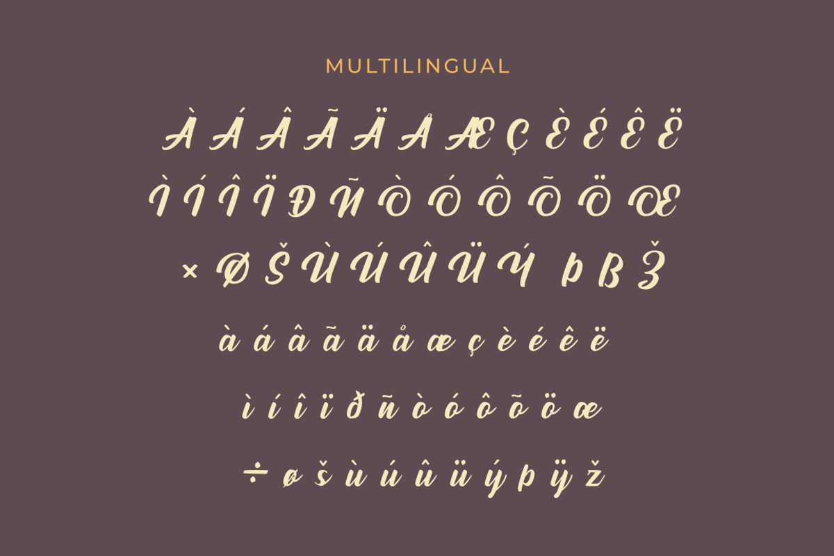 Runtage | A Vintage Bold Script, a Script Font by Rissyletter Studio (Photo 10 of 13)