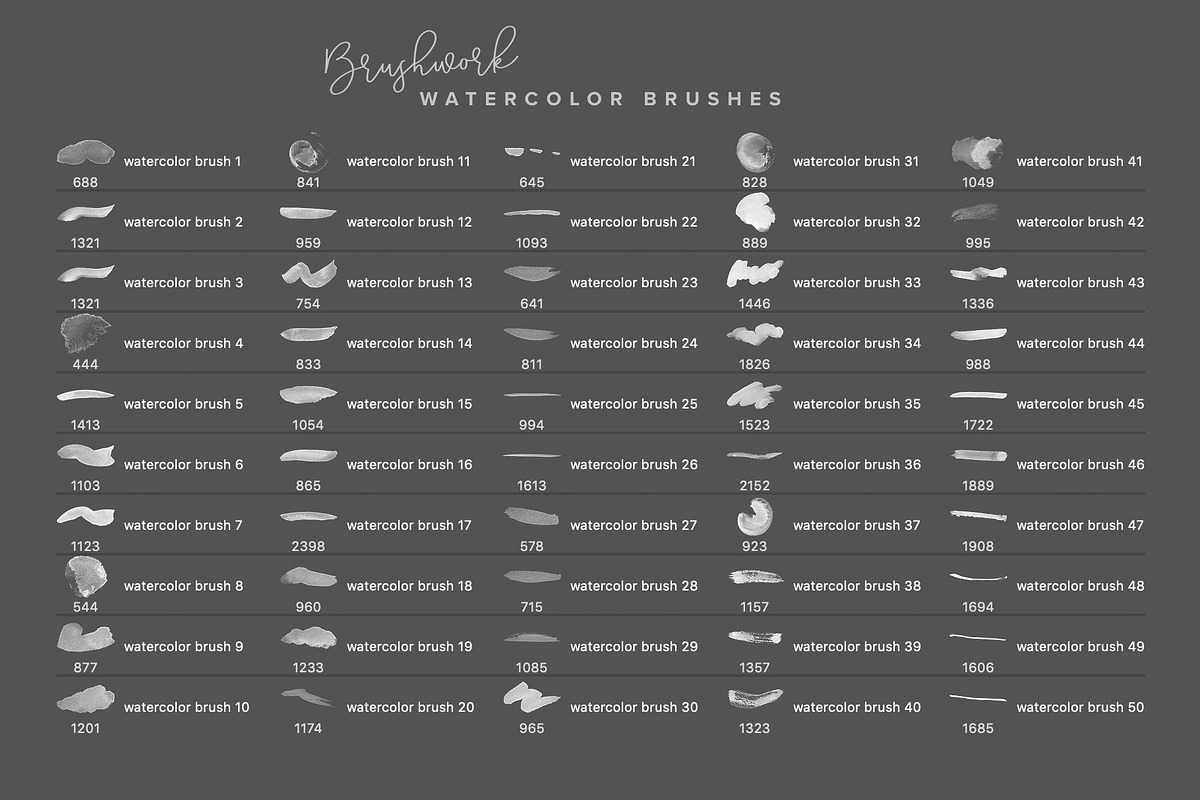 Brushwork PS & Procreate Brushes, a Brush Add-On by Creative Veila (Photo 4 of 11)