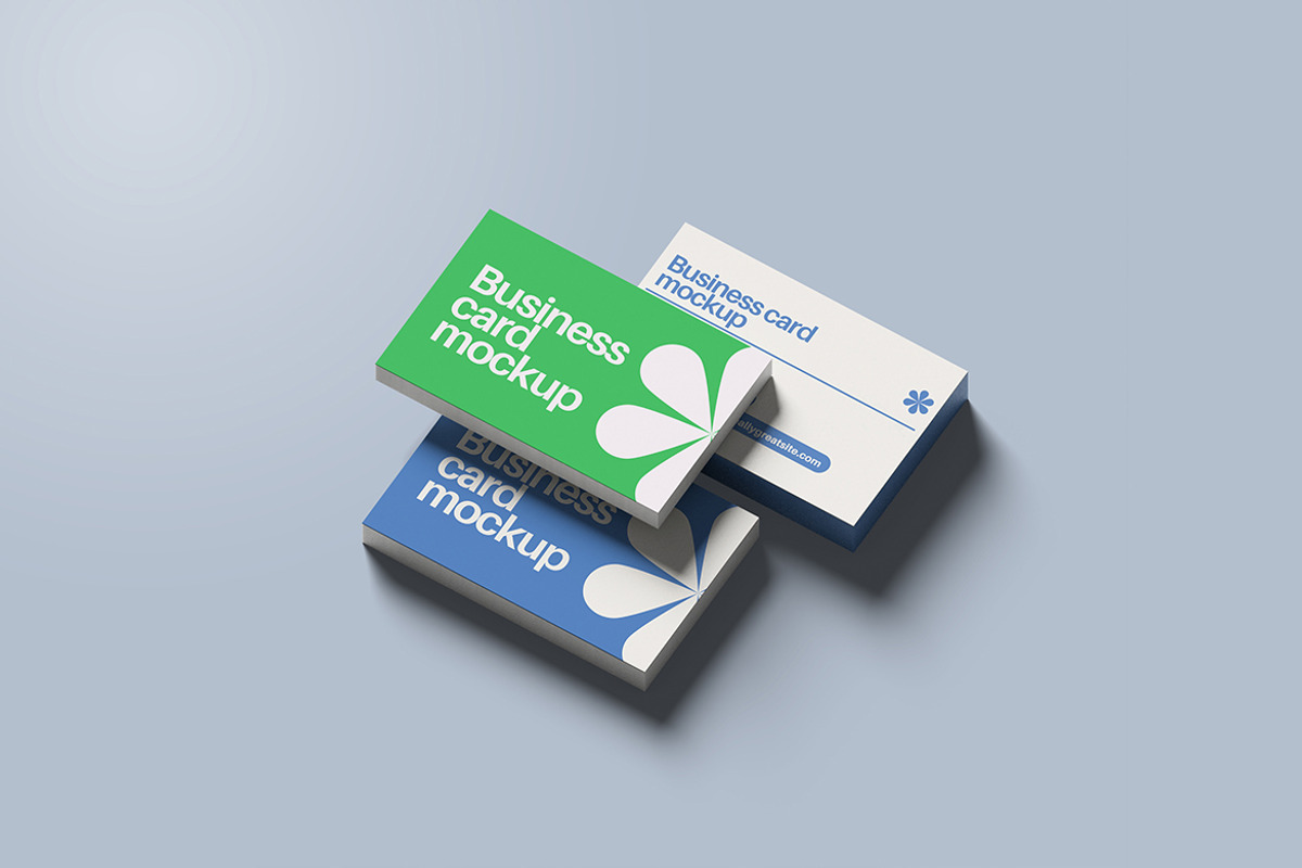 Isometric Business Card Mockup, a Books & Magazine Mockup by My Code Std (Photo 5 of 6)