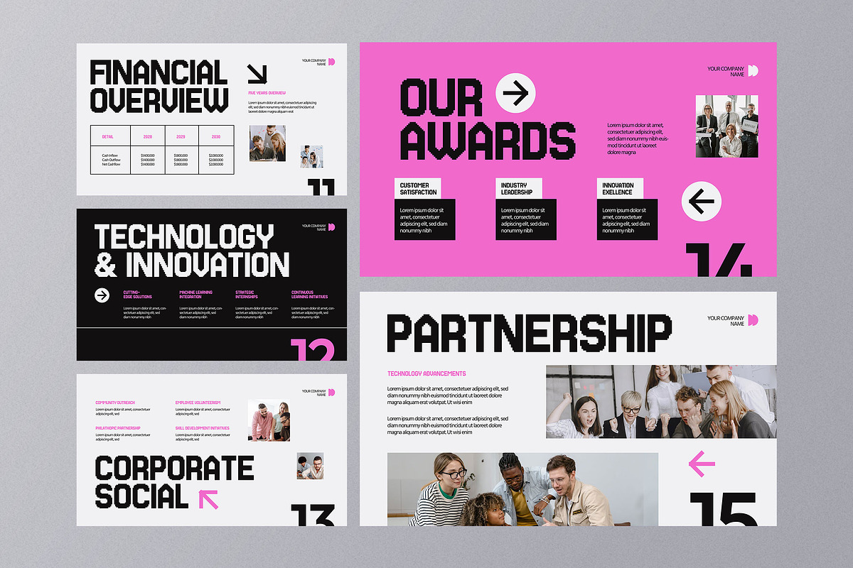 Company Profile Presentation, a Presentation Template by Aiyari Graphic (Photo 4 of 5)