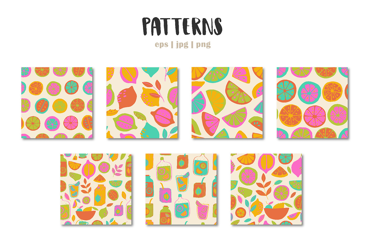 A collection of vibrant citrus, a Food Illustration by lexminci (Photo 8 of 14)