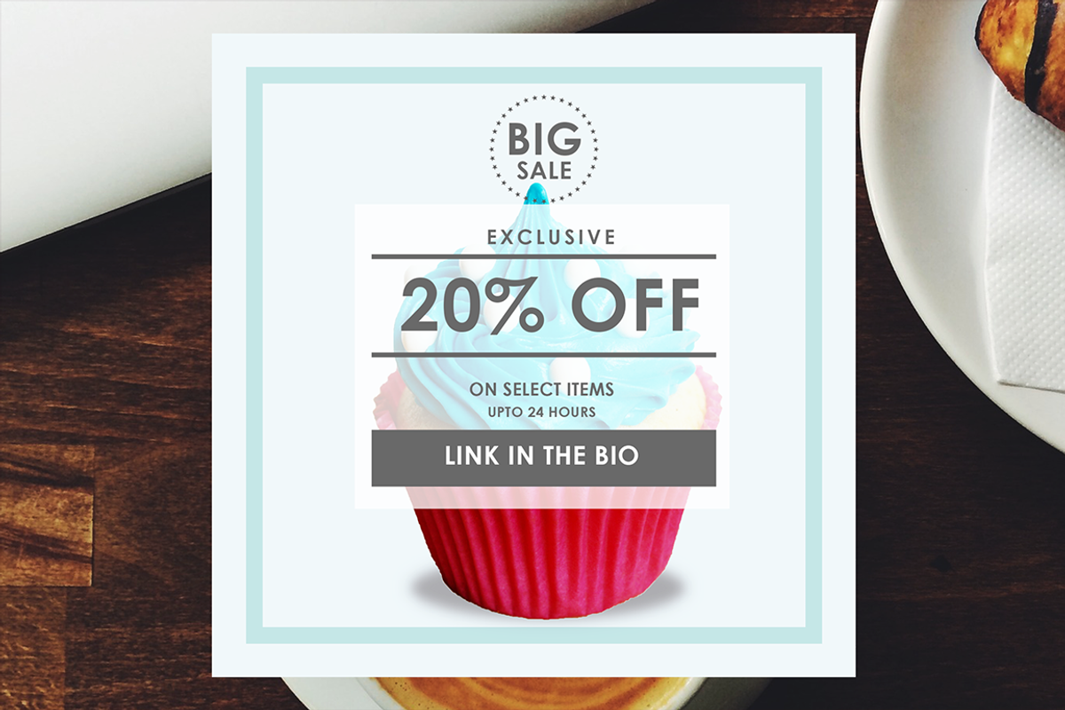 Themed Instagram promo posts, a Social Media Template by Vova (Photo 3 of 8)