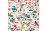 Newspapers seamless patterns set, a Pattern Graphic by Bubert Art (Thumbnail 9 of 14)