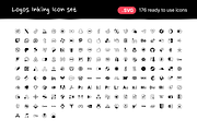 Inking Logos, an Outline Icon by Asset Union (Thumbnail 2 of 15)