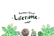 Carmesi Script, a Handwritten Font by Landdy (Thumbnail 2 of 3)