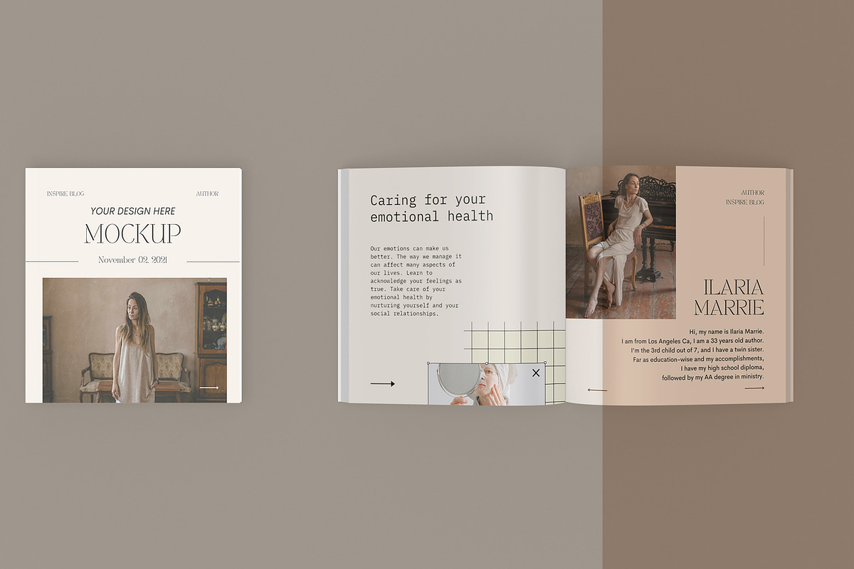 Magazine Mockup Kit, a Print Template by 2M GRAPHICS DESIGN (Photo 2 of 19)