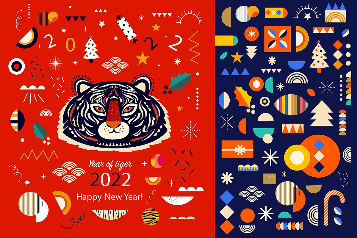BEST CHRISTMAS BUNDLE 16 PRODUCTS, an Animal Illustration by MoleskoStudio (Photo 5 of 56)