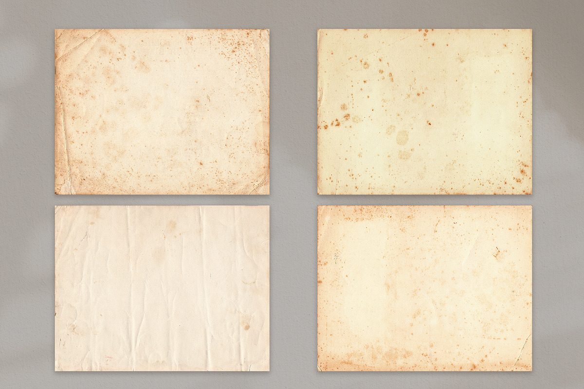 Vintage paper textures, a Texture Graphic by SweetRenieDesigns (Photo 2 of 8)