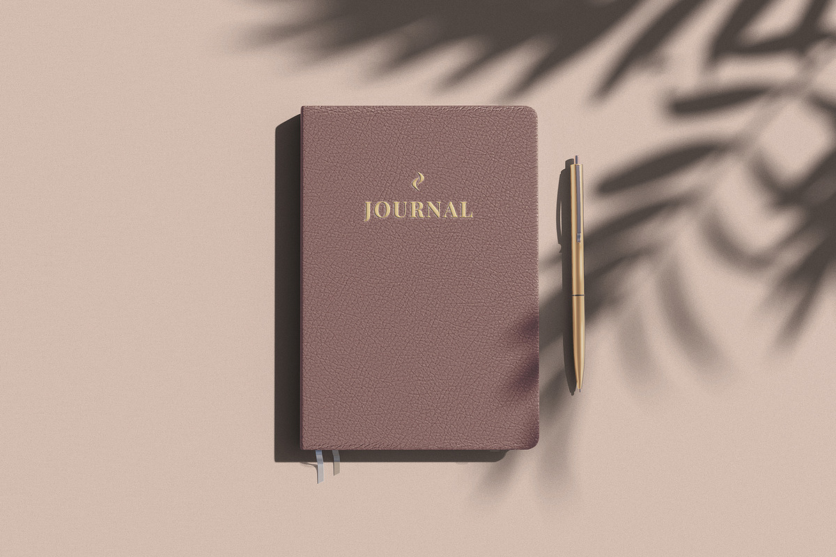 Elega - Minimal Notebook Mockups, a Books & Magazine Mockup by JafarNation (Photo 10 of 11)