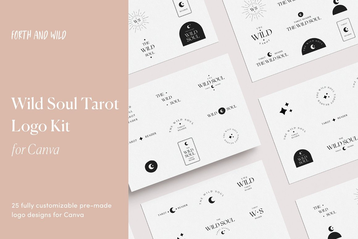 Ultimate CANVA Modern Logo Kit, a Branding & Logo Template by Forth and Wild (Photo 9 of 23)